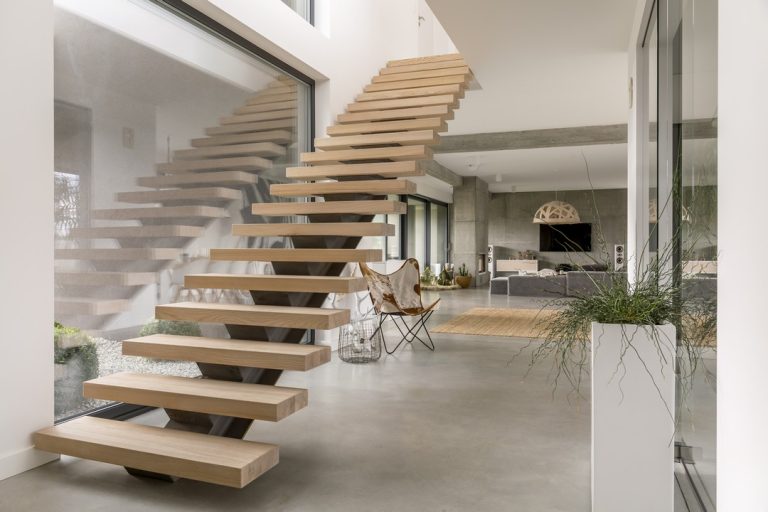 L'escalier à limon central