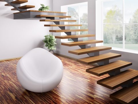 L'installation d'escaliers modernes
